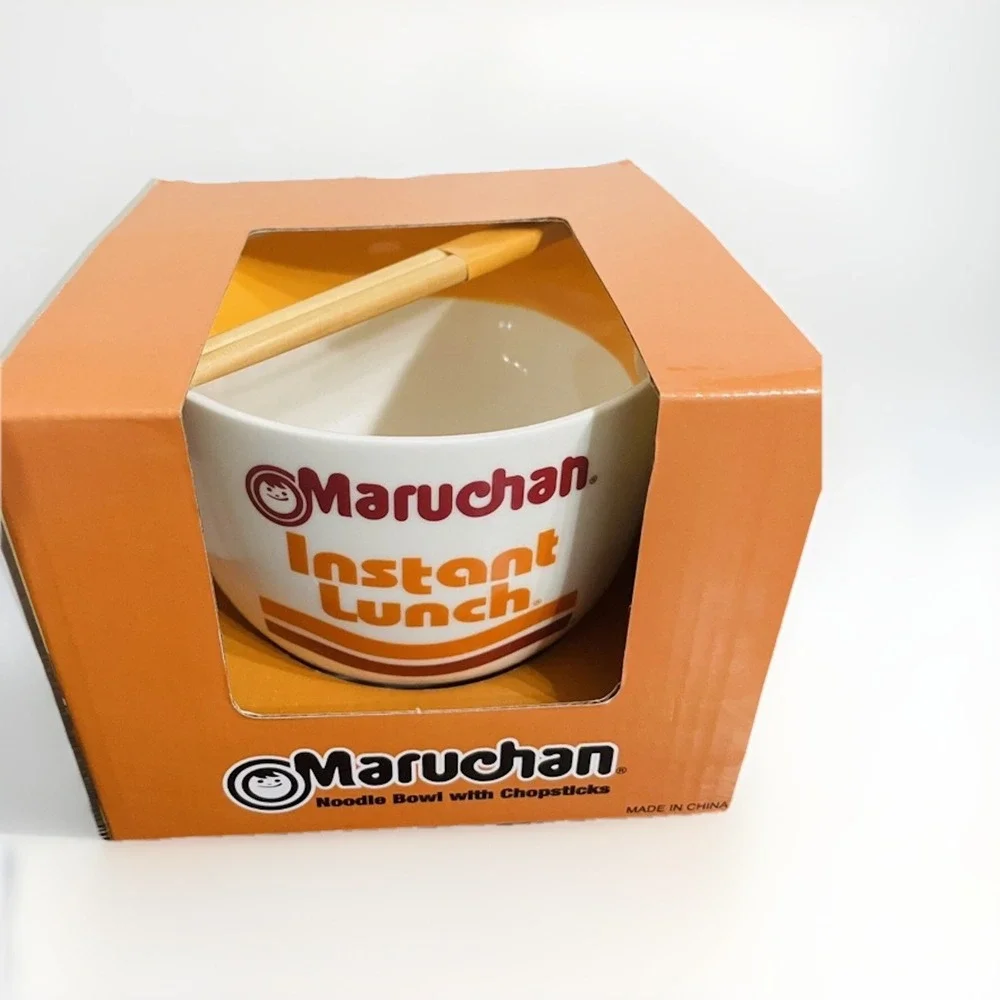Maruchan Ramen Noodle Bowl With Chopsticks New‎ In Box